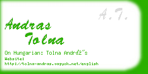 andras tolna business card